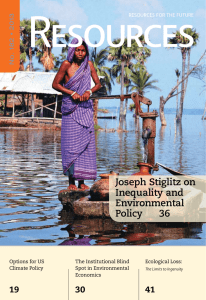 Resources Joseph Stiglitz on Inequality and Environmental