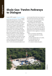 Shale Gas: Twelve Pathways to Dialogue Infographic