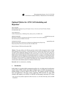 Telecommunication Systems 18:4, 331–358, 2001