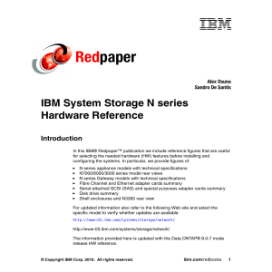 Red paper IBM System Storage N series Hardware Reference