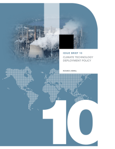 10 ClImATE TECHNOlOGy DEPlOymENT POlICy ISSUE BRIEF 10