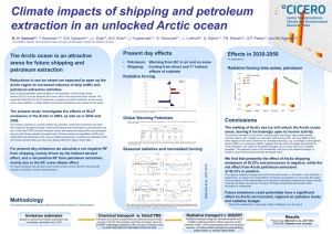 Climate impacts of shipping and petroleum