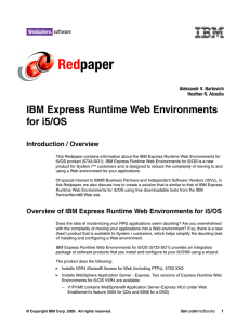 Red paper IBM Express Runtime Web Environments for i5/OS