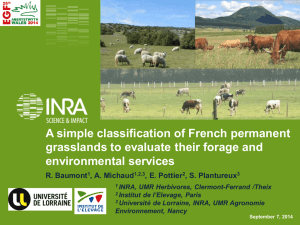 A simple classification of French permanent environmental services