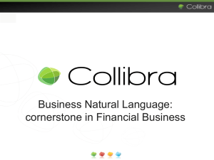 Business Natural Language: cornerstone in Financial Business Aria