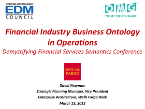 Financial Industry Business Ontology in Operations Demystifying Financial Services Semantics Conference