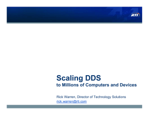 Scaling DDS to Millions of Computers and Devices