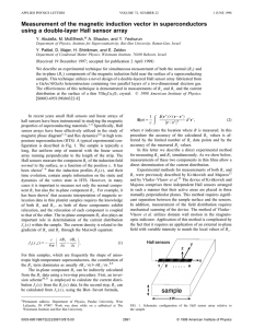 Measurement of the magnetic induction vector in superconductors