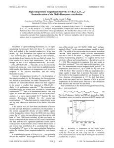 High-temperature magnetoconductivity of YBa Cu O :