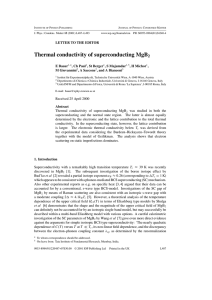Thermal conductivity of superconducting MgB 2