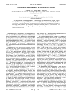 Field-enhanced superconductivity in disordered wire networks