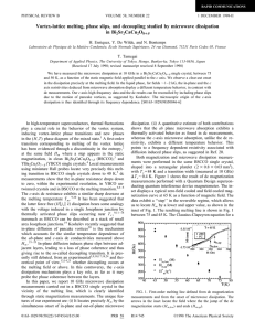 Vortex-lattice melting, phase slips, and decoupling studied by microwave dissipation Sr CaCu