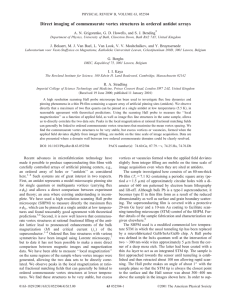 Direct imaging of commensurate vortex structures in ordered antidot arrays