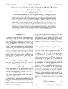 Moving vortex line: Electronic structure, Andreev scattering, and Magnus force *