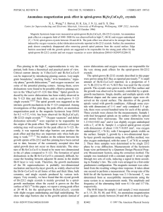 Anomalous magnetization peak effect in spiral-grown Bi Sr CaCu O