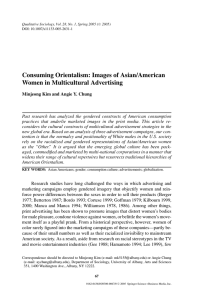 Consuming Orientalism: Images of Asian/American Women in Multicultural Advertising