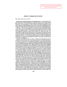 SHORT  COMMUNICATIONS Wilson Bull., 99(2),  1987, 240-243 (Otusflammeolus)