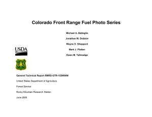 Colorado Front Range Fuel Photo Series