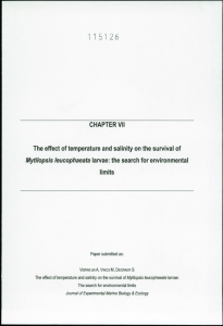 115126 CHAPTER VII The of temperature and salinity on the