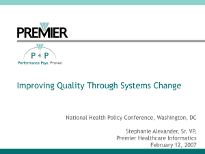 Improving Quality Through Systems Change