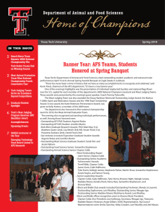 Banner Year: AFS Teams, Students Honored at Spring Banquet 2