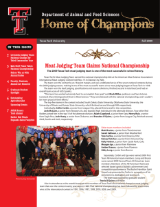 Meat Judging Team Claims National Championship 2 3