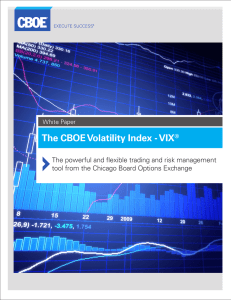 The CBOE Volatility Index - VIX White Paper