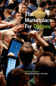 The Marketplace For Options