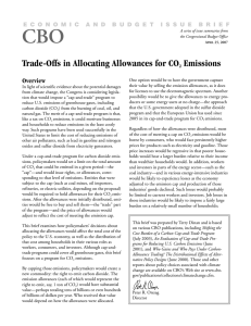 Trade-Offs in Allocating Allowances for CO Emissions Overview