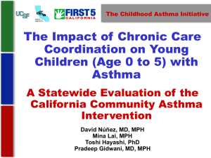 The Impact of Chronic Care Coordination on Young Asthma