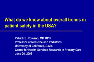 What do we know about overall trends in