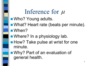Inference for 