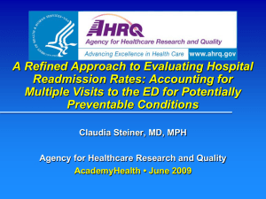 A Refined Approach to Evaluating Hospital Readmission Rates: Accounting for