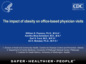 The impact of obesity on office-based physician visits