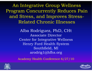 An Integrative Group Wellness P  C