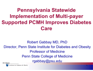 Pennsylvania Statewide Implementation of Multi-payer p p y