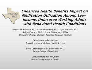 Enhanced Health Benefits Impact on Medication Utilization Among Low-