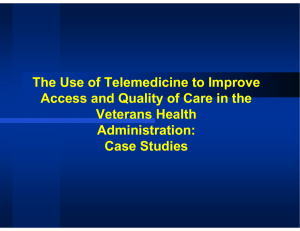 The Use of Telemedicine to Improve p