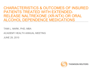 CHARACTERISTICS &amp; OUTCOMES OF INSURED PATIENTS TREATED WITH EXTENDED-