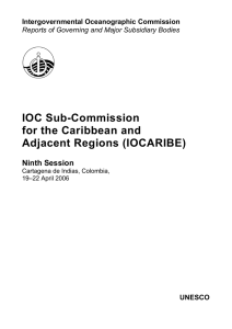 IOC Sub-Commission for the Caribbean and Adjacent Regions (IOCARIBE) Ninth Session