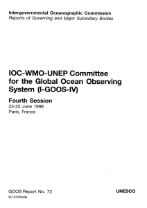 IOC-WMO-UNEP Committee for  the  Global  Ocean  Observing