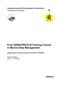 First ODINAFRICA-III Training Course in Marine Data Management 79