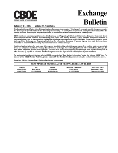 Exchange Bulletin February 11, 2005       ...