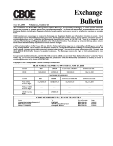 Exchange Bulletin May 27, 2005       ...