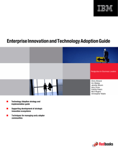 Enterprise Innovation and Technology Adoption Guide Front cover