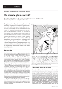Do mantle plumes exist? Articles
