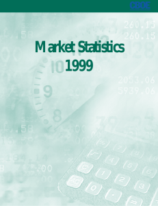 Market Statistics 1999
