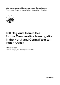 IOC Regional Committee for the Co-operative Investigation Indian Ocean