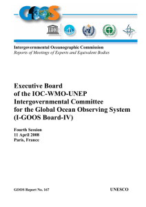 Executive Board of the IOC-WMO-UNEP Intergovernmental Committee for the Global Ocean Observing System