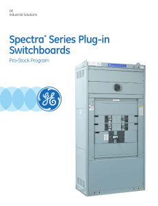 Spectra Series Plug-in Switchboards *